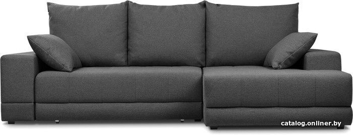 

Угловой диван Divan Дарол Textile Grafit 170765 (рогожка, серый)
