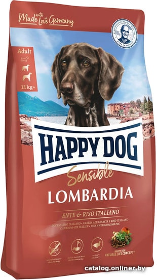 

Сухой корм для собак Happy Dog Sensible Lombardia 4 кг