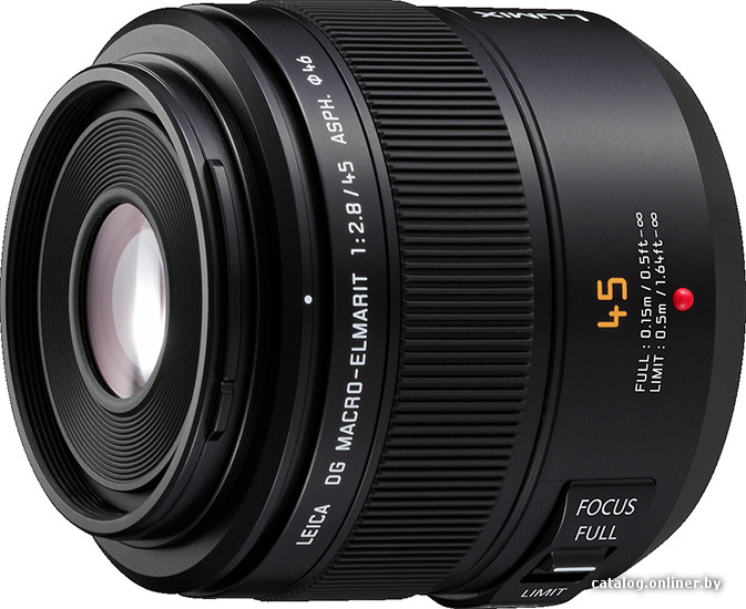 

Объектив Panasonic LEICA DG MACRO-ELMARIT 45mm F2.8 ASPH. MEGA O.I.S. (H-ES045)
