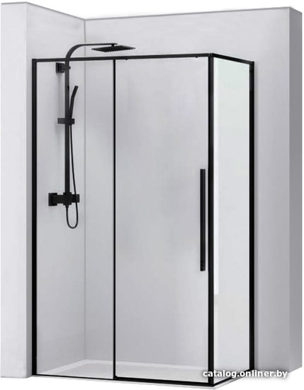 

Душевой уголок Rea Solar Black Mat 120x90