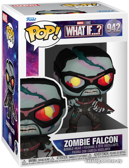 

Фигурка Funko POP! Bobble Marvel What If Zombie Falcon 57377