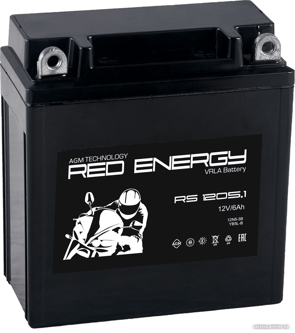 

Мотоциклетный аккумулятор Red Energy RS AGM 1205.1 (5 А·ч)