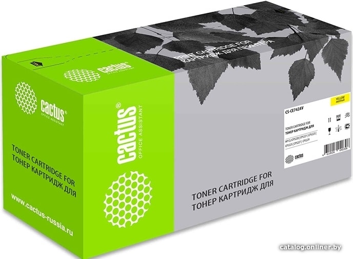 

Картридж CACTUS CS-CE742AV (аналог HP 307A (CE741A))