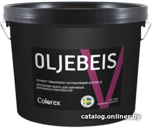 

Лазурь Colorex Oljebeis V (0.9 л)