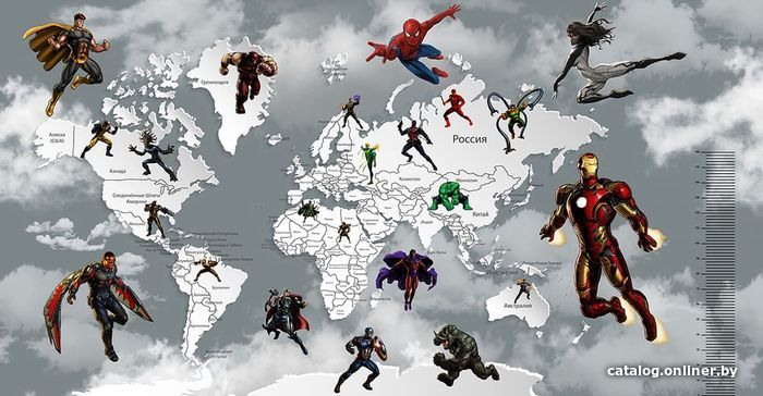 

Виниловые обои Citydecor Superhero 4 500x270