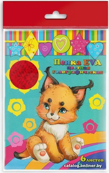 

Набор цветной бумаги Феникс+ Eva голографическая 45660 (6 л)