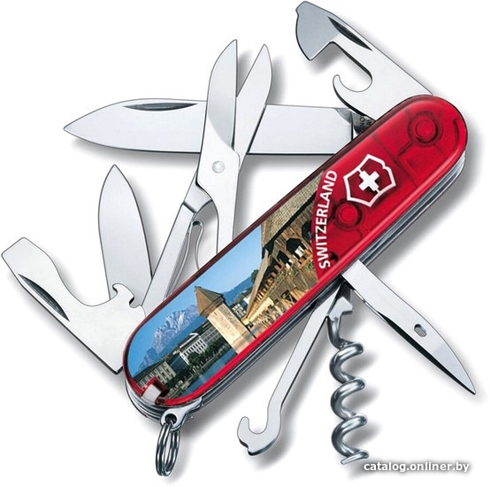 

Складной нож Victorinox Climber Luzern 1.3703.TE1 (красный)