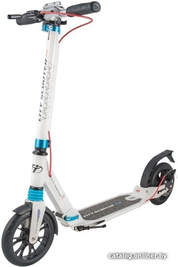 

Двухколесный подростковый самокат Tech Team City Scooter Disk Brake 2019 (белый)