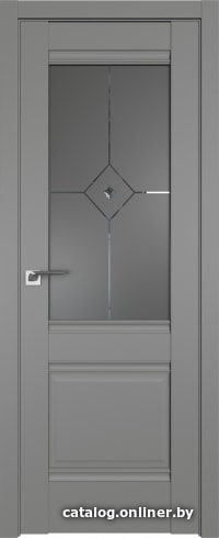 

Межкомнатная дверь ProfilDoors Классика 2U 70x200 (грей/графит с прозрачным фьюзингом)