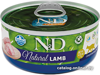 

Консервированный корм для кошек Farmina N&D Natural Lamb (с ягненком) 70 г