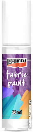 

Краска для текстиля Pentart Fabric paint 20 мл (белый)