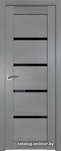

Межкомнатная дверь ProfilDoors 2.09XN 70x200 (грувд серый, стекло черный триплекс)