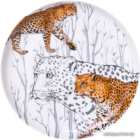 

Тарелка десертная Lefard Animal world Леопард 590-412