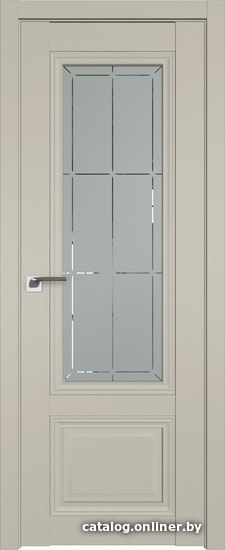 

Межкомнатная дверь ProfilDoors 2.103U 60x200 (шеллгрей, стекло гравировка 1)