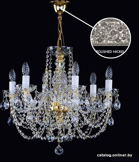 

Подвесная люстра ArtGlass Angelika Vi. Nickel Sp