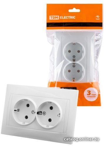 

Розетка TDM Electric Лама SQ1815-0025 (белый)