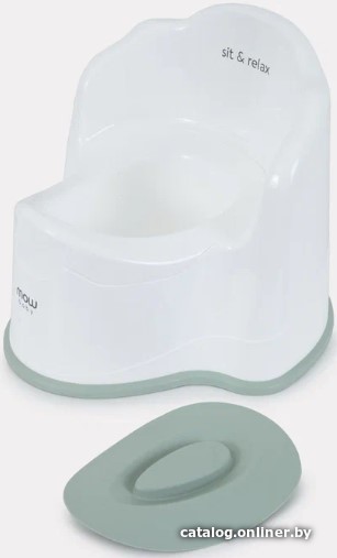

Детский горшок MOWbaby Potty MB083902 (белый/оливковый)