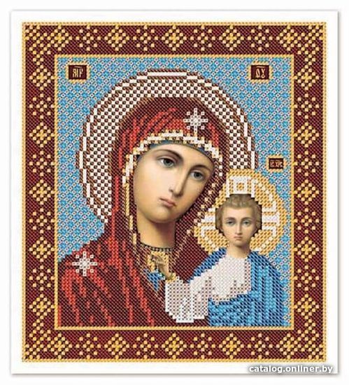 

Схема для вышивания Нова Слобода Богородица Казанская БИС 9004