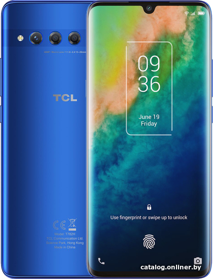 

Смартфон TCL 10 Plus 6GB/256GB (лунный синий)