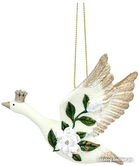 

Елочная игрушка Gisela Graham Magnolia. Лебедь 15589