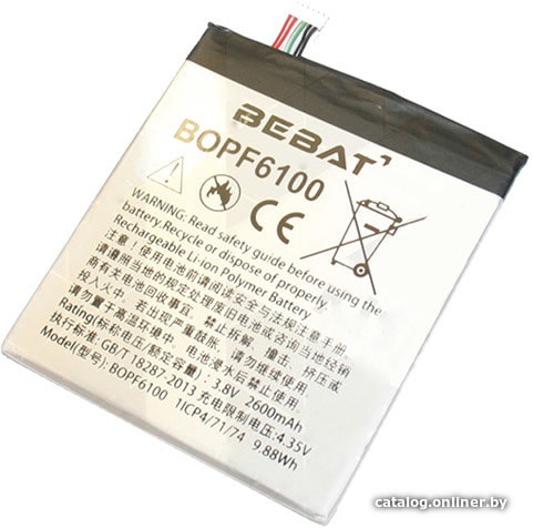 

Аккумулятор для телефона Bebat BOPF6100