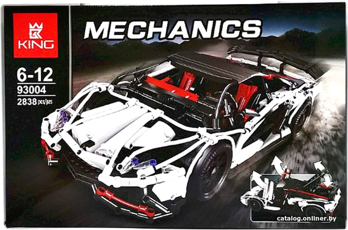 

Конструктор King Mechanics 93004 Lamborghini Aventador