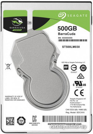 

Жесткий диск Seagate Barracuda 500GB [ST500LM030]