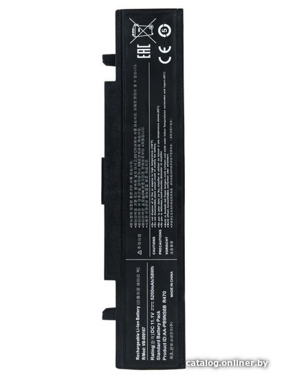 

Аккумуляторы для ноутбуков RageX Samsung R420 R510 R580 (AA-PB9NC5B) 5200мАч, черный
