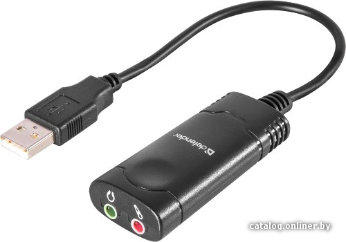 

Адаптер Defender 2х3.5 mm - USB [63002]
