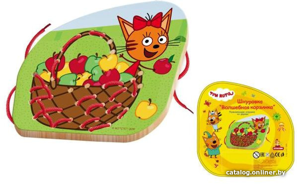 

Шнуровка Буратино Шнуровка. Волшебная корзинка 1011-CATS