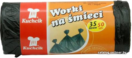 

Пакеты для мусора Kuchcik 35 л (50 шт)