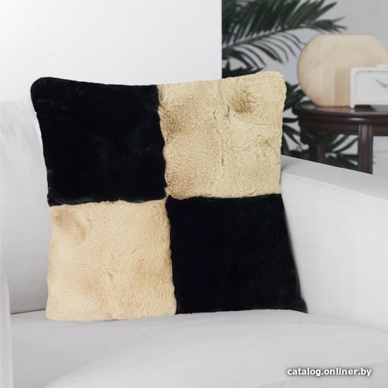 

Чехол на подушку Arya Joyable 45x45 (бежевый, черный)