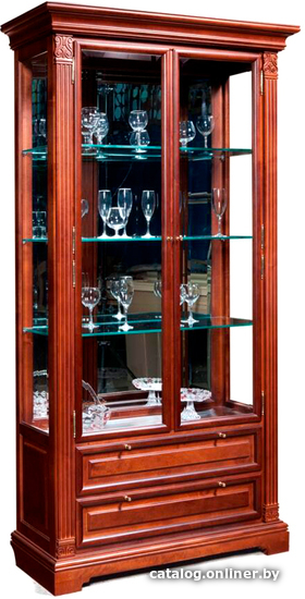 

Шкаф-витрина Гомельдрев ГМ 5907Е Береза (мокко)